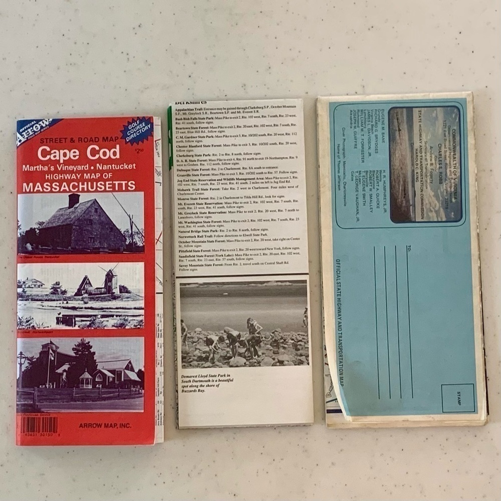 🧭 Vintage Massachusetts and Virginia Maps 📍 - Picture 2 of 2